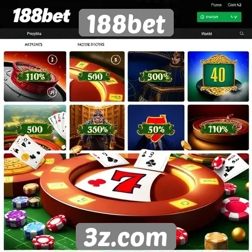 188bet oferece ampla variedade de jogos de cassino