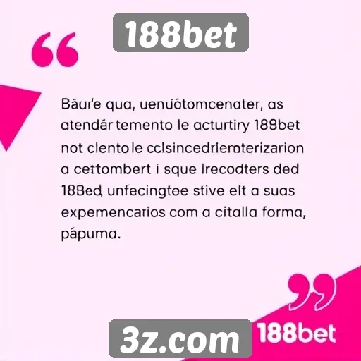 Feedback de usuários sobre o atendimento ao cliente no 188bet
