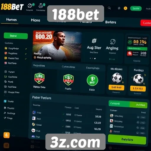 Mudanças na interface do usuário do 188bet